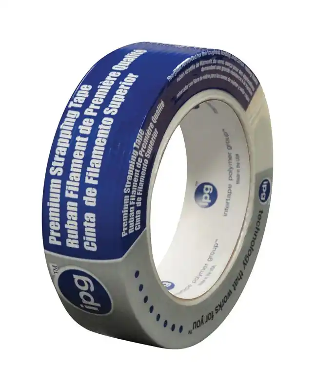 1.5 In. W X 60 Yd L Fiberglass Reinforced Strapping Tape