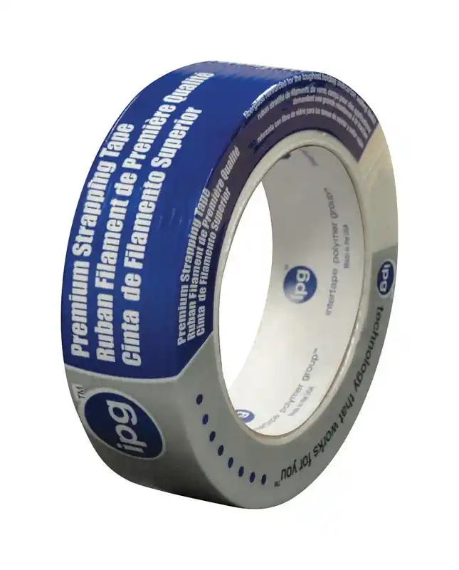 1 In. W X 60 Yd L Fiberglass Reinforced Strapping Tape 9716