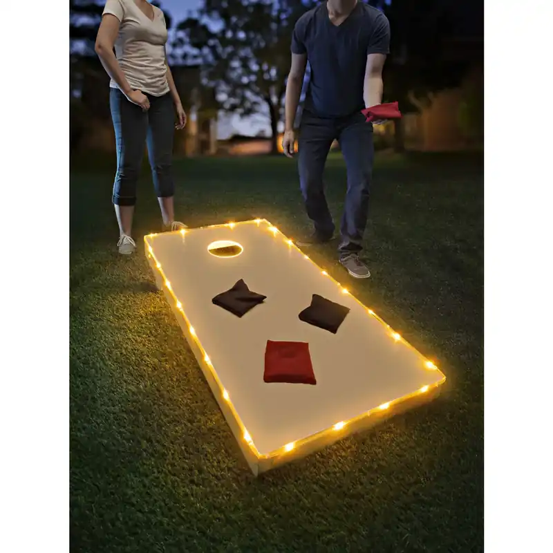 Brightz Toss Brightz Gold LED Cornhole Light Kit ABS Plastics 1 Pk
