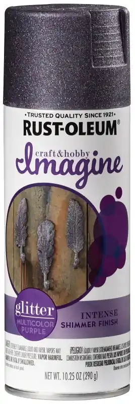 Imagine Craft & Hobby 10.25 Oz. Intense Multi-color Purple Glitter Spray Paint