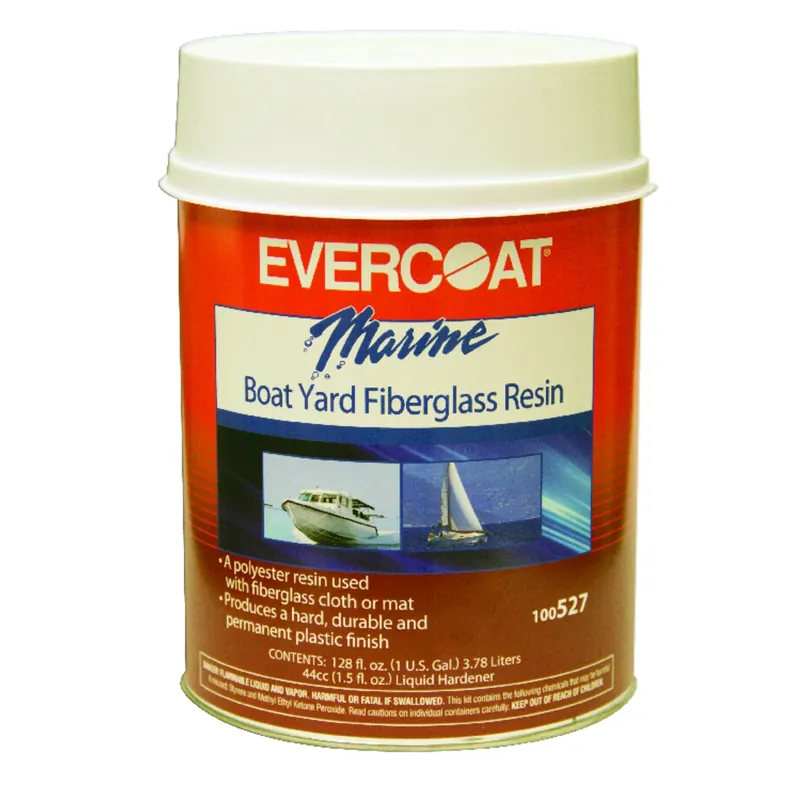 Boat Yard Fiberglass Resin 1 Gallon - Professional Quality Marine Repair