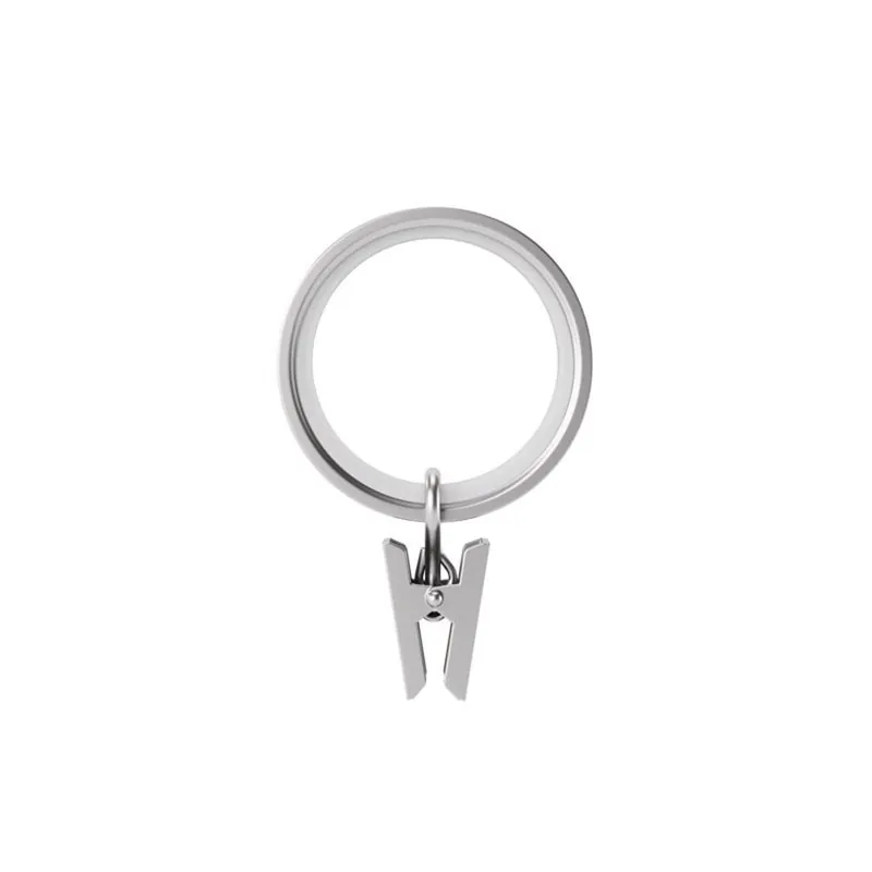 Cappa Nickel Silver Clip Ring For 1 In. Curtain Rods - Model 245992-411