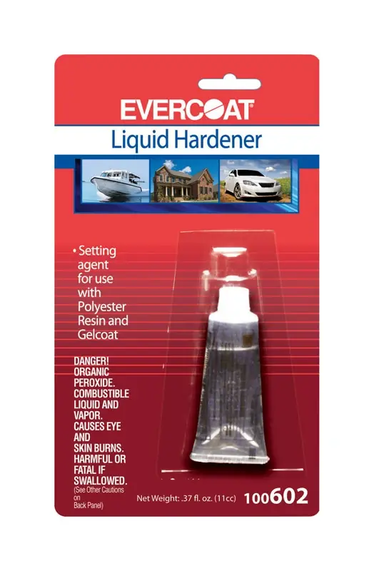 Liquid Hardener 0.37 Oz - Ideal For Polyester Resins And Gel Coats