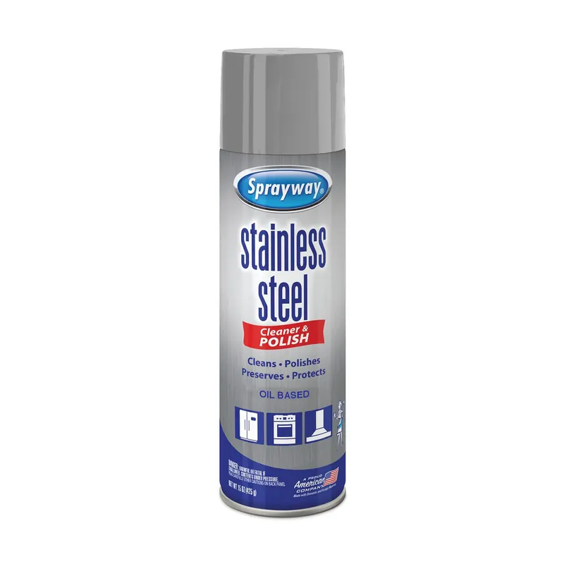 Sprayway Fresh Clean Scent Stainless Steel Cleaner & Polish 15 Oz Spray