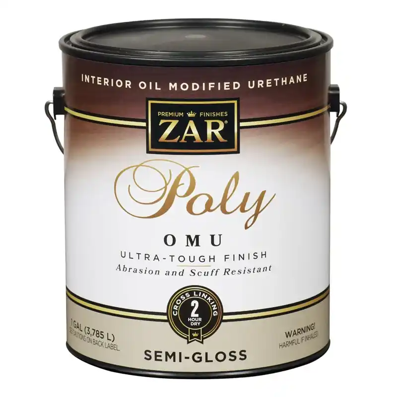 Polyurethane OMU, Interior, Oil Modified Wood Finish, Semi-Gloss, 1 Gallon