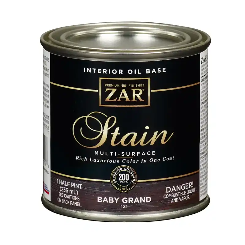 Interior Wood Stain, Baby Grand (Black Onyx),1/2 Pt.