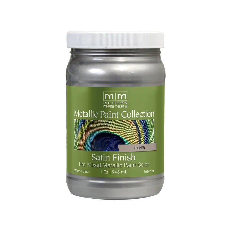 Silver Protective Enamel 1 Quart - Metallic Interior/exterior Paint