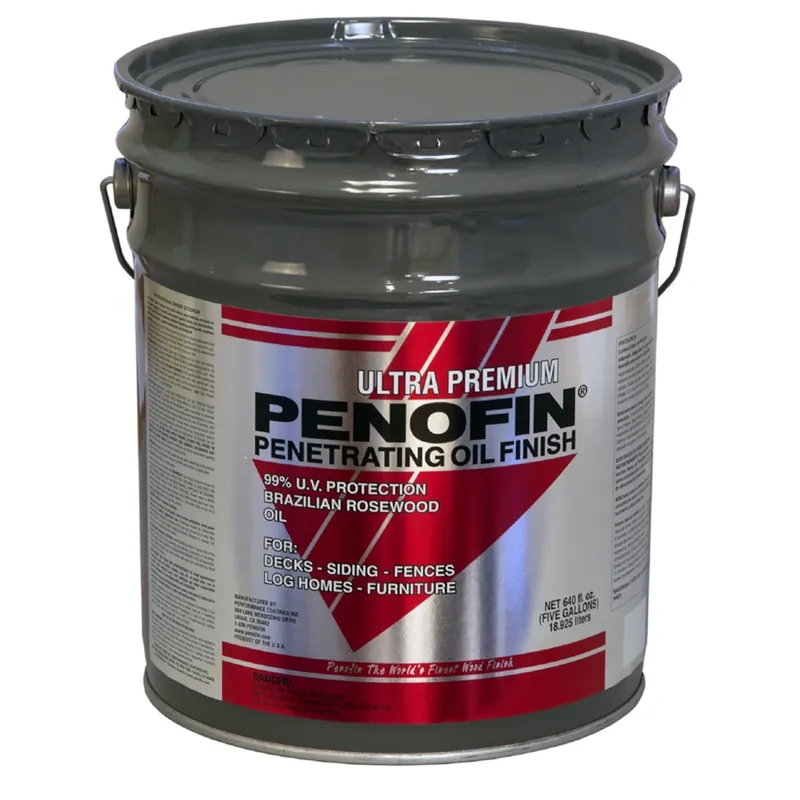 Ultra Premium Transparent Redwood Oil-based Wood Stain 5 Gallon Container