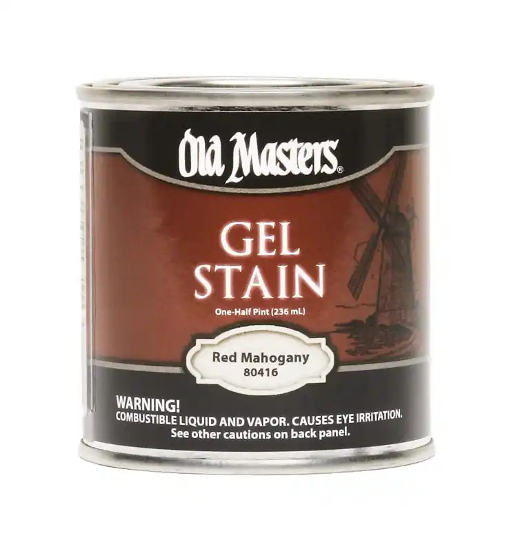 Semi-transparent Red Mahogany Oil-based Gel Stain 0.5 Pint
