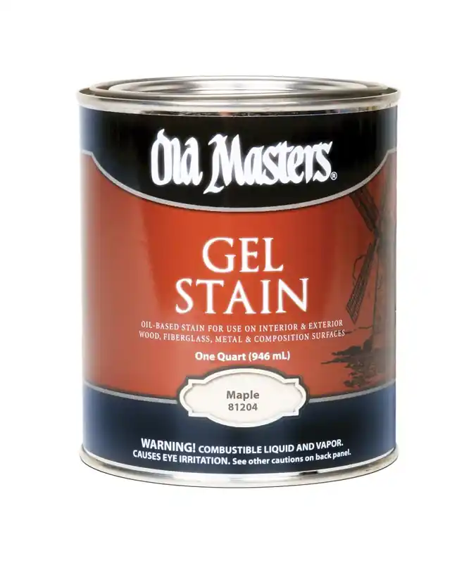 Gel Stain, Oil-Based, Maple, 1-Qt.