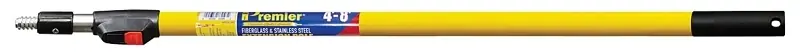 Premier Telescoping 8 Ft. L X 1-1/2 In. D Fiberglass Extension Pole Yellow
