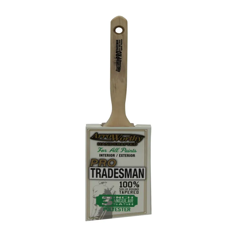Tradesman 3 In. Angle Paint Brush - Professional Quality For All Paints
