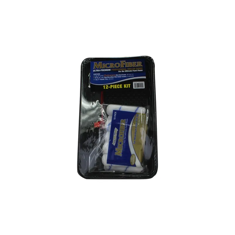 ArroWorthy Microfiber 4 In. W Paint Brush/Roller Cover Kit 12 Pk