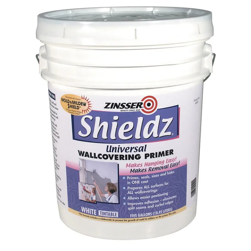 Shieldz Universal White Wallcovering Primer 5 Gallon Container