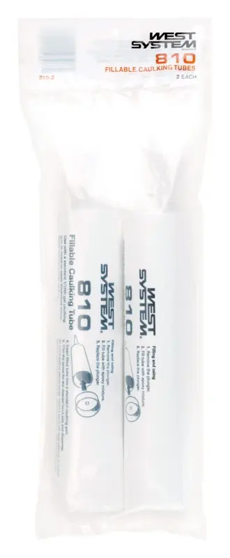 West System White Lightweight Plastic Fillable Caulking Tubes 2 Pk