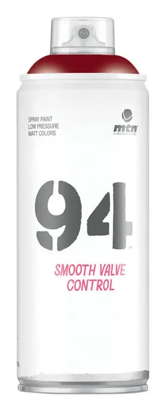 MTN 94 Matte Bordeaux Red Spray Paint 400 Ml