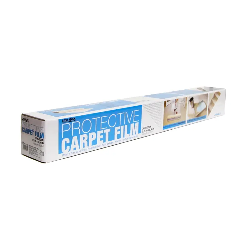 Easy Mask Protective Carpet Film 2 Mil X 36 In. W X 200 Ft. L Paper Clear 1 Pk
