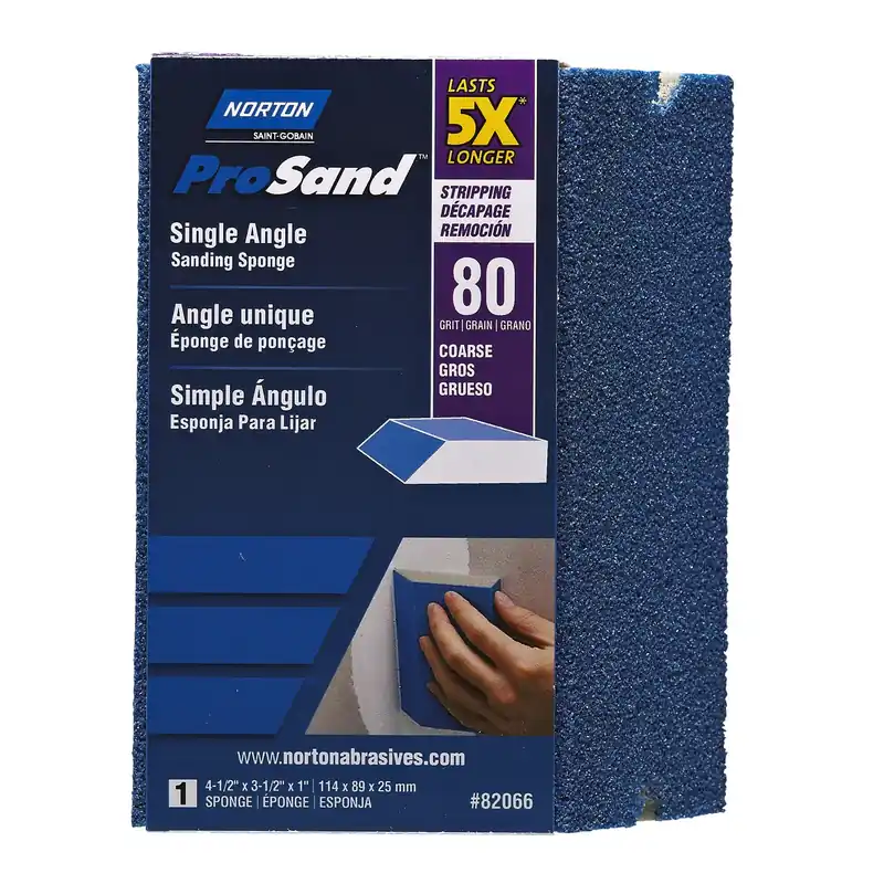 Prosand 82066 4.5 In L X 3.5 In W X 1 In 80 Grit Coarse Sanding Sponge