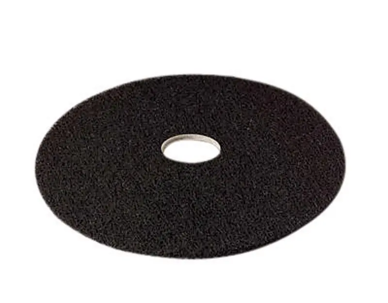 3M 17 In. D Non-Woven Natural/Polyester Fiber Floor Polishing Pad Black