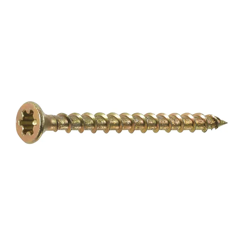 FastenMaster PAMFast No. 8 X 1-3/4 In. L Star Yellow Zinc Coarse Collated Subfloor Screws 1000 Pk