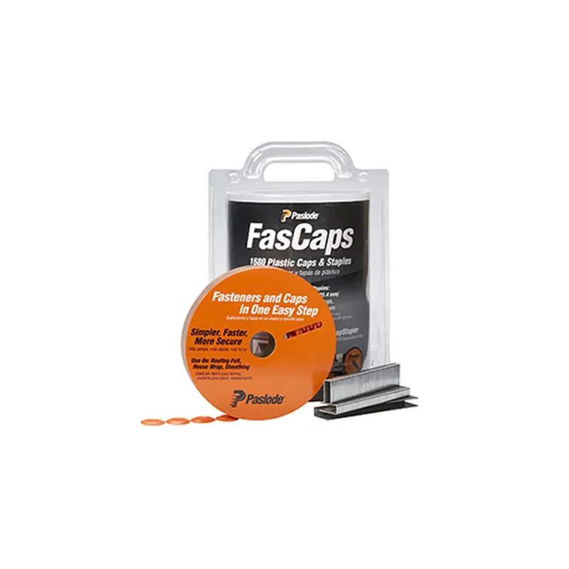 Paslode FasCaps 3/8 In. W X 1 In. L 18 Ga. Narrow Crown Caps And Staples 1680 Pk