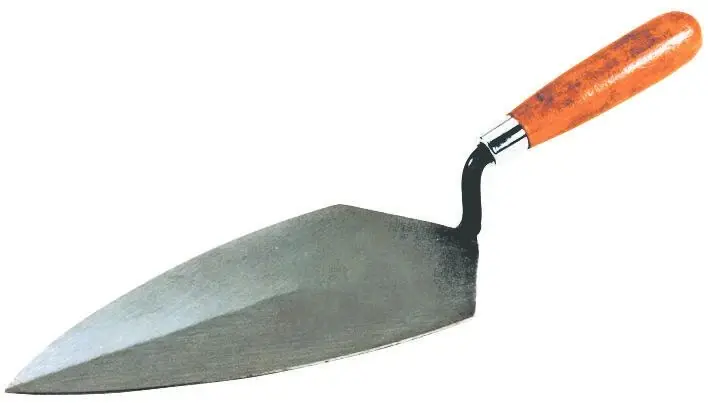 10 In. X 5 In. Philadelphia Brick Trowel With Hardwood Handle
