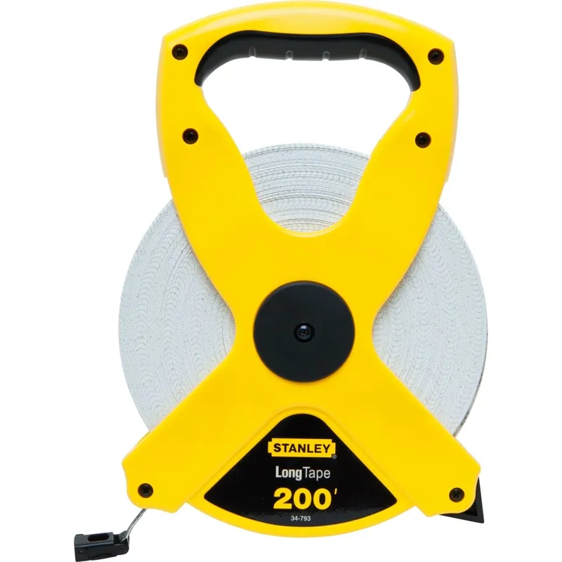 Stanley 200 Ft. L X 0.5 In. W Open Reel Fiberglass Long Tape Measure 1 Pk