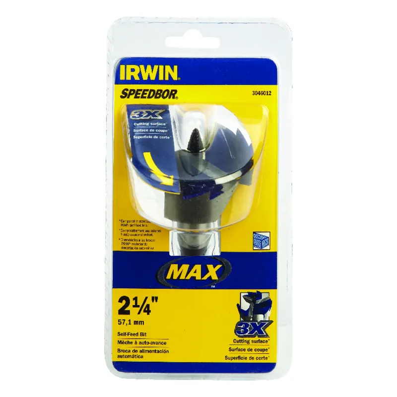 Speedbor Max Self-Feed Wood Drill Bit, 2-1/4 In.