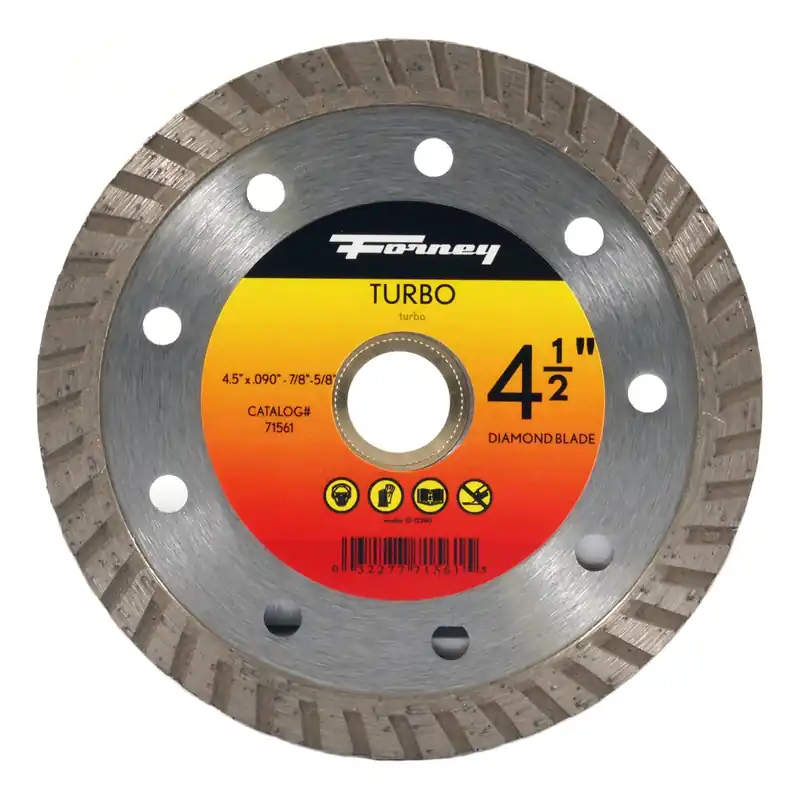 Turbo 4-1/2 In. Diamond Continuous Rim Circular Saw Blade 7/8 In. Arbor