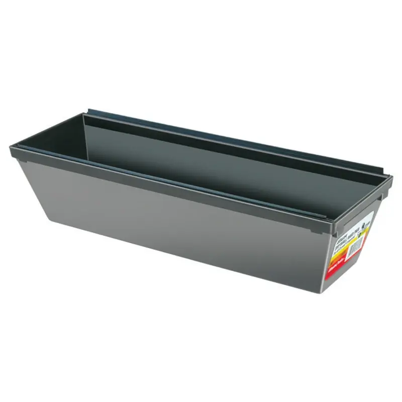 Plastic Mud Pan 3.5 In. W X 14 In. L - Durable Polypropylene Design
