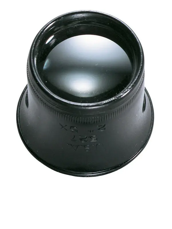 Round Magnifying Glass 5x Model 527 For Craftsmen And Jewelers