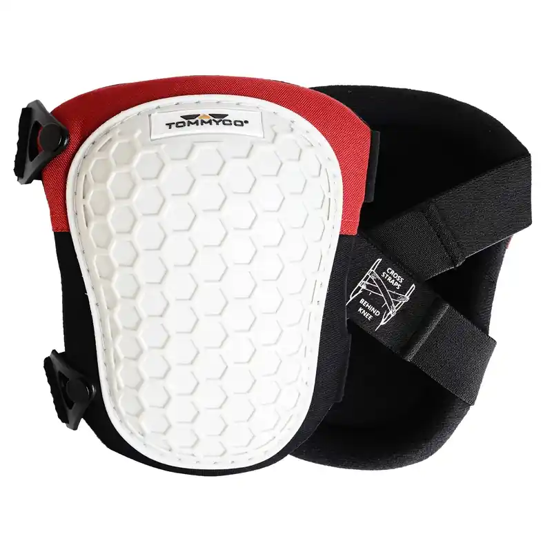 Tommyco 6.5 In. L X 3.5 In. W Foam Knee Pads Black/White