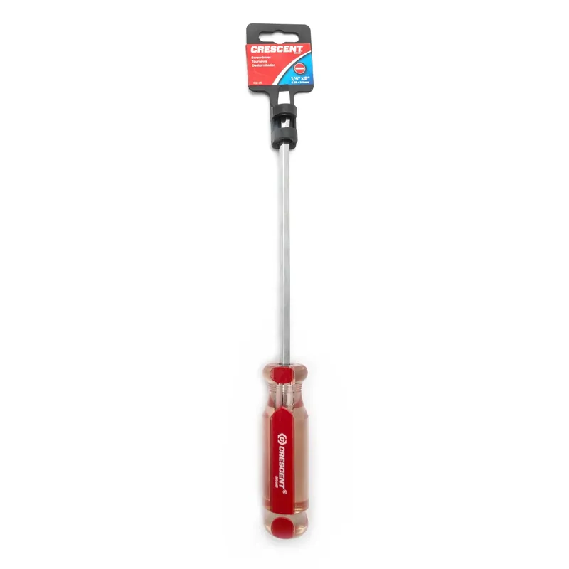 1/4 In. X 8 In. L Slotted Screwdriver With Acetate Handle