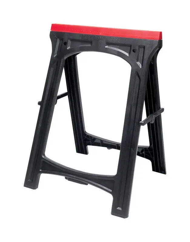 Performance Tool 30 In. H X 22-3/8 In. W X 16-1/2 In. D Adjustable Sawhorse Set 300 Lb. Cap. 5 Pc