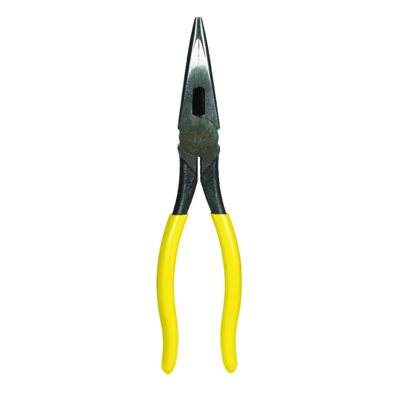 Klein Tools 8.41 In. Plastic/Steel Long Nose Side Cutting Pliers