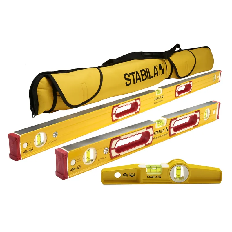 Aluminum Magnetic Level Set - 3 Piece Classic 196 With Case