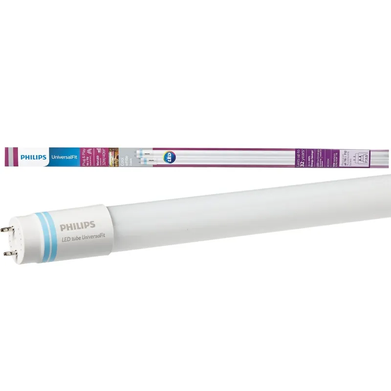 Philips Linear Cool White 48 In. Bi-Pin T8 LED Bulb 32 Watt Equivalence 2 Pk