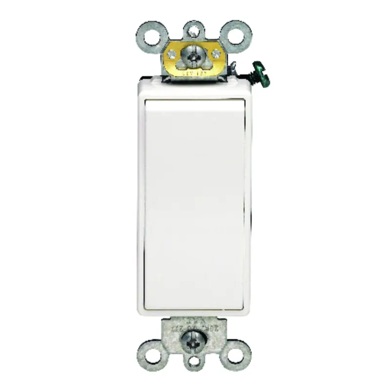 Leviton Decora Plus 20 Amps Rocker Switch White 1 Pk