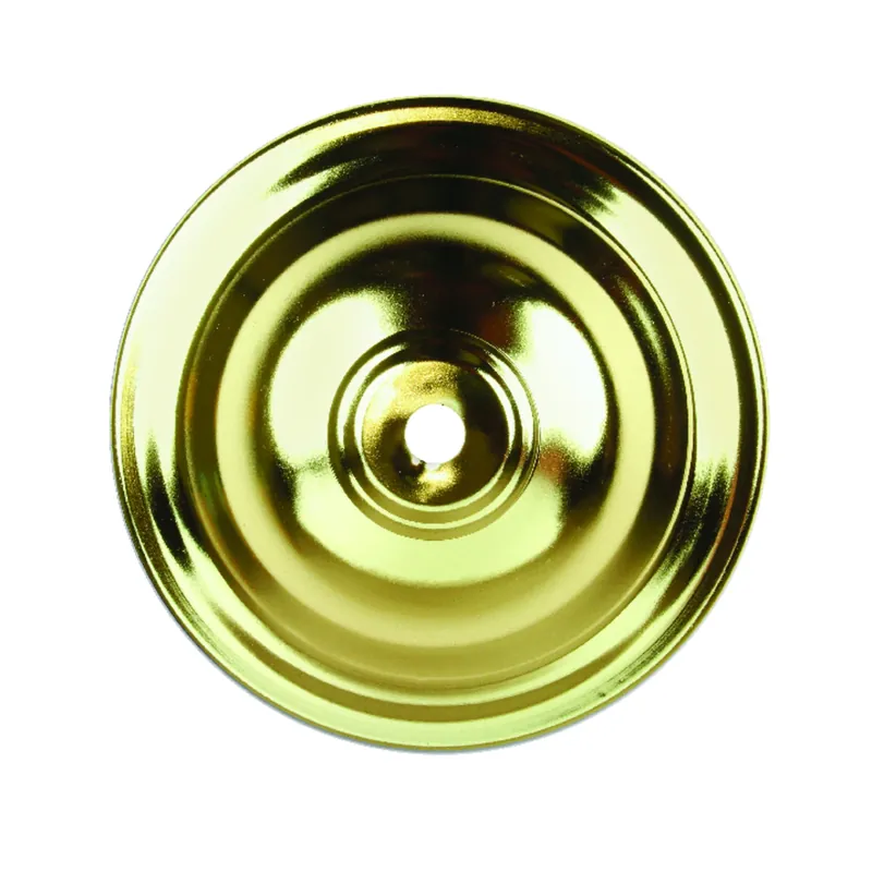 Lamp Canopy 5 Inch Polished Brass Finish With 0.437 Inch Hole