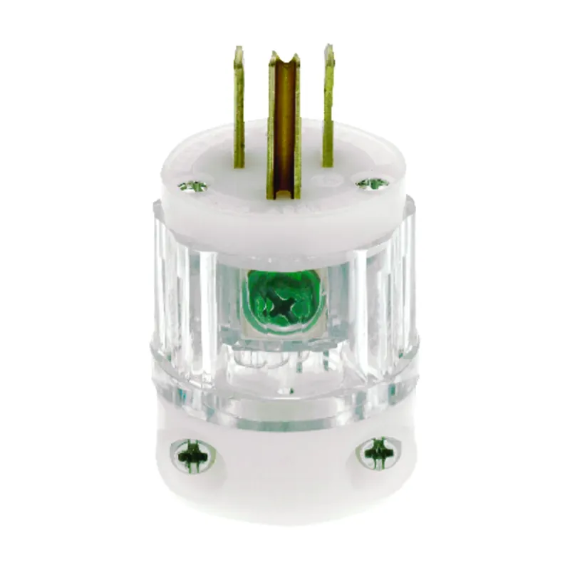 Industrial Nylon Grounding Plug Non-nema 2 Pole 3 Wire 15 Amp 125 Volt