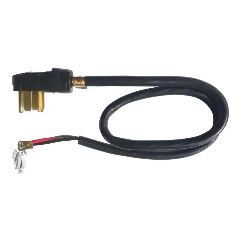 10/4 Srdt 4 Ft. L Indoor Dryer Cord - Black