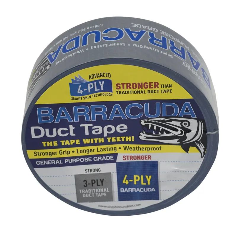 1.88 In. W X 54.6 Yd L Silver Duct Tape - Weatherproof & Flexible