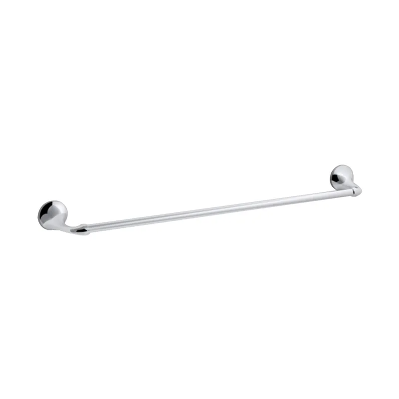 Elliston 24 In. Polished Chrome Towel Bar - Elegant Metal Design