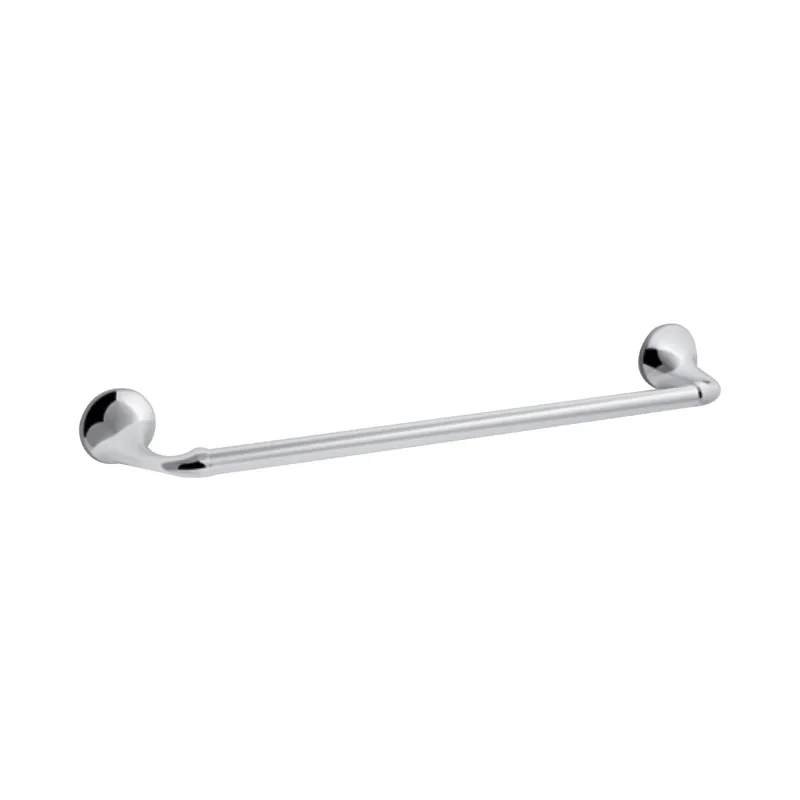Elliston 18 In. Polished Chrome Towel Bar - Metal Construction