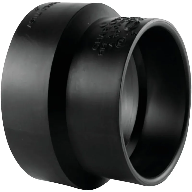 ABS/DWV Adapter Coupling, 4 X 3 In.