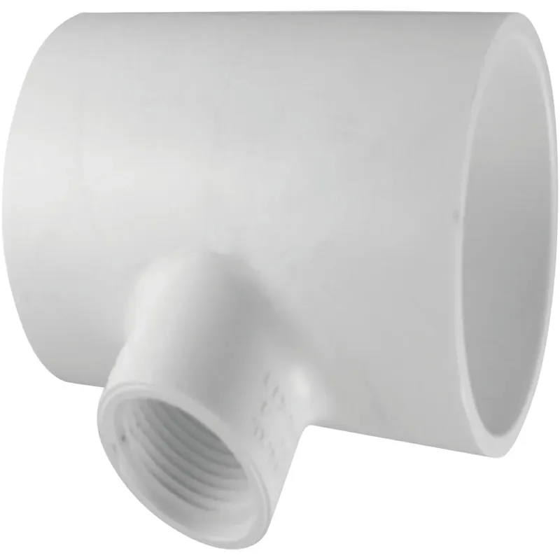 Charlotte Pipe Schedule 40 1-1/4 In. Slip X 1-1/4 In. D FPT PVC Reducing Tee 1 Pk