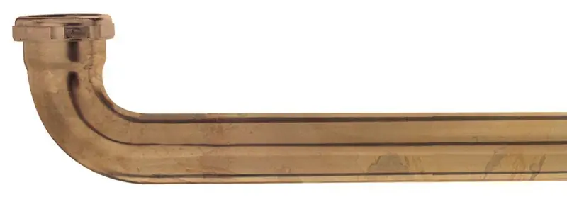 Slip Joint Waste Arm Drain Pipe, Rough Brass, 22-Ga., 1-1/2 X 1-1/2 In.
