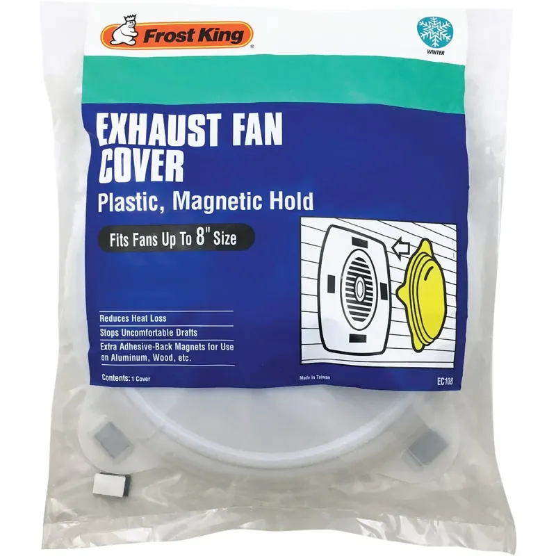 Exhaust Fan Cover, Plastic, 10-1/4 In. Diam.