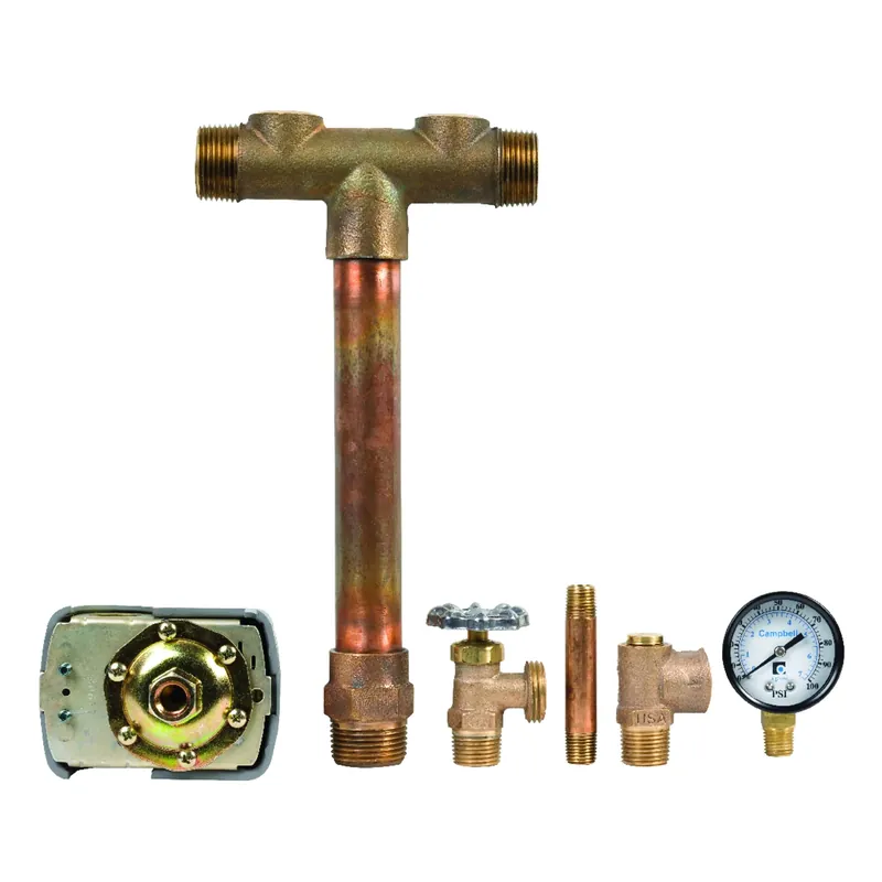 Red Brass 1 In. Tank Fitting With Accessories - Model Tfp 51-lf