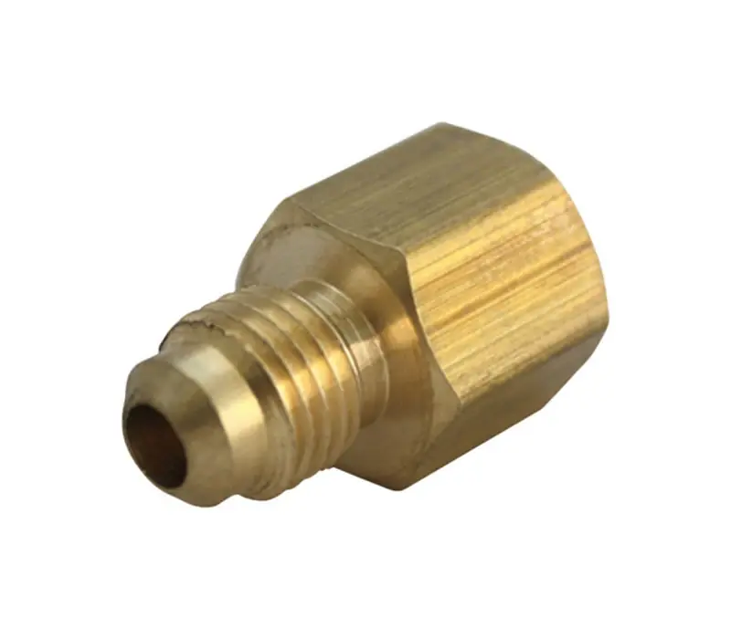 JMF Company 1/4 In. Flare X 1/2 In. D FPT Brass Connector